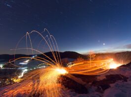 Scheibenschlag en Bernau. (Foto; Achim Mende)