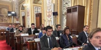 Caballero cree que Europa coincide con la Junta en el rechazo a los trasvases 08/11/2025 El vicepresidente segundo del Gobierno de Castilla-La Mancha, José Manuel Caballero, en la Arlem. POLITICA JCCM