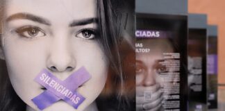 El 25N, a pie de calle en el centro de Guadalajara. (Foto: La Crónic@)