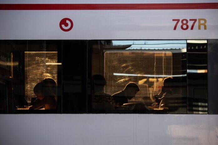 Imagen de archivo de un tren de Cercanías.