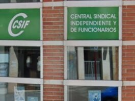 Sede de CSIF en Guadalajara, en la calle María Pacheco con entrada por La Carrera.