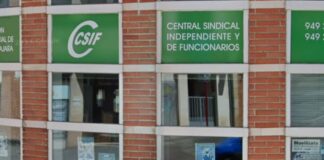 Sede de CSIF en Guadalajara, en la calle María Pacheco con entrada por La Carrera.
