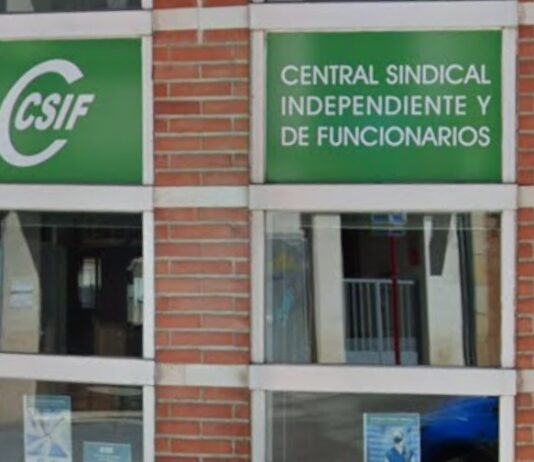 Sede de CSIF en Guadalajara, en la calle María Pacheco con entrada por La Carrera.