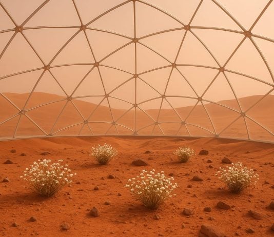 Cultivos en Marte.