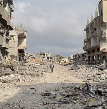 Khan Younis, la bombardeada ciudad de Gaza donde permanece la familia del refugiado gazatí en Guadalajara.