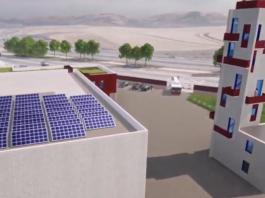 Infografía del nuevo parque de bomberos de Guadalajara.