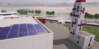 Infografía del nuevo parque de bomberos de Guadalajara.