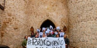 protesta parador Sigüenza