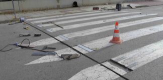 Paso de peatones "sensorizado" en Alovera.