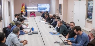 Segunda reunión de la Mesa del Encierro celebrada en el Ayuntamiento de Guadalajara el 26 de noviembre de 2025.