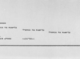 El histórico teletipo con el que Europa Press alertó en primicia mundial de la muerte de Franco.