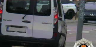 Esta es la "foto" del radar de la Policía Local de Azuqueca a la furgoneta que circulaba a 119 kilómetros por hora.