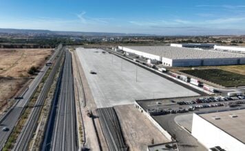 Cinco años después, terminan las obras del Puerto Seco de Guadalajara-Marchamalo Vista aérea del Puerto Seco Guadalajara-Marchamalo, promovido y gestionado por Puerto de Tarragona.