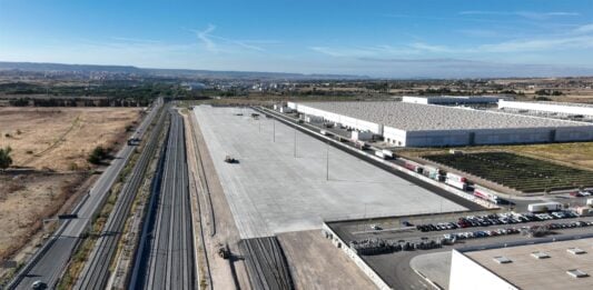 Cinco años después, terminan las obras del Puerto seco de Guadalajara-Marchamalo Vista aérea del Puerto Seco Guadalajara-Marchamalo, promovido y gestionado por Puerto de Tarragona.