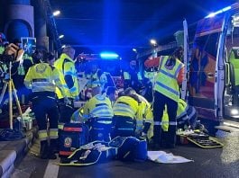 Accidente mortal en el túnel de María de Molina la noche del viernes, 19 de diciembre de 2025.