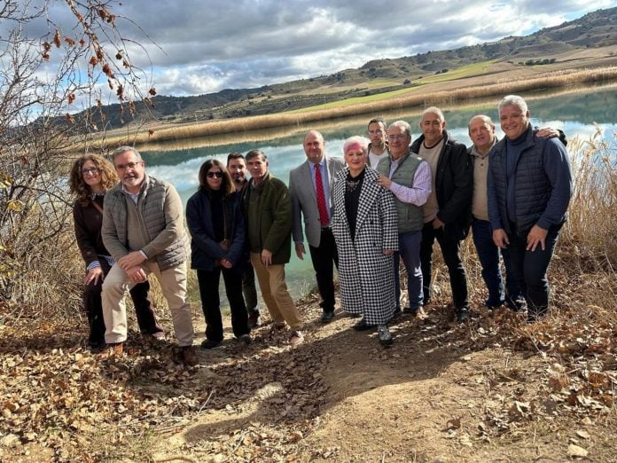 15/12/2025 Junta y Comunidad de Regantes Vega Río Tajo trabajan para subir a 1.140 las hectáreas de regadío sostenible en Almoguera.