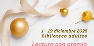 Una biblioteca muy navideña la de Azuqueca 08/12/2025 Cartel de la programación navideña de la biblioteca Almudena Grandes de Azuqueca. CULTURA CASTILLA-LA MANCHA ESPAÑA EUROPA GUADALAJARA AUTONOMÍAS AYUNTAMIENTO