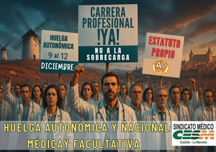 La Inteligencia Artificial ha llegado al cartel de la huelga de médicos.