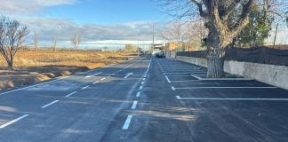 La calle Alfredo Di Stéfano, a finales de 2025 tras las obras realizadas.