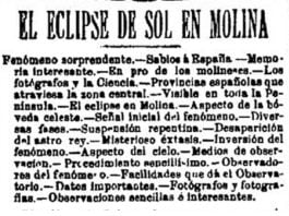 eclipso de sol molina Guadalajara la cronica