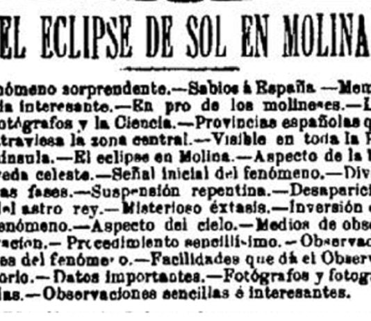 eclipso de sol molina Guadalajara la cronica