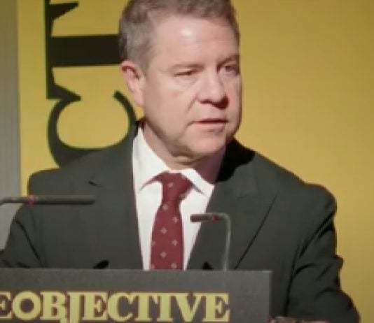 Page, en el acto de The Objective.