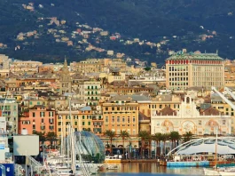 Una vista de Génova.