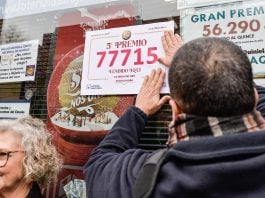 El número del quinto premio que ha caído en el populoso barrio de Manantiales, en Guadalajara. (Foto: EP)