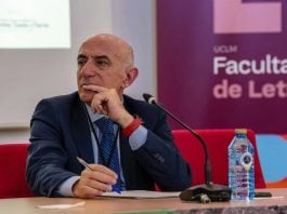 El presidente de la Confederación Hidrográfica del Guadiana, Samuel Moraleda.