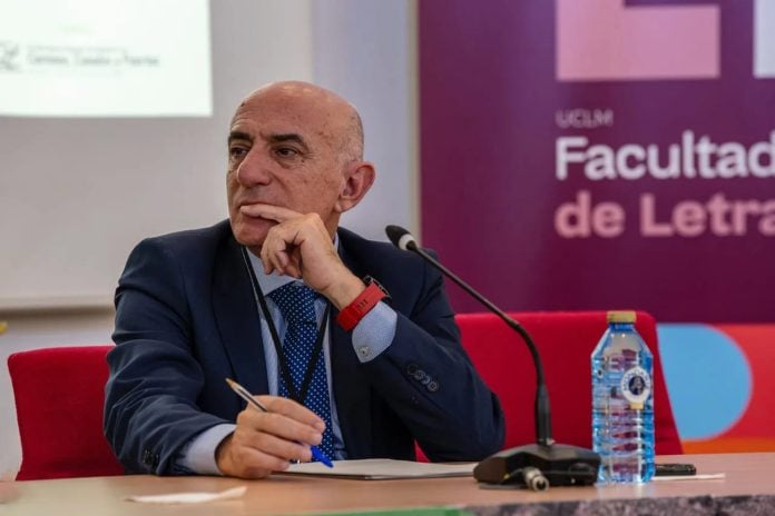 El presidente de la Confederación Hidrográfica del Guadiana, Samuel Moraleda.