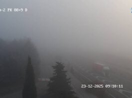 Niebla en la A-2. (Foto: DGT)