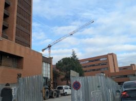 Las obras en el Hospital de Guadalajara continúan. La imagen es de noviembre de 2025. (Foto: La Crónic@)