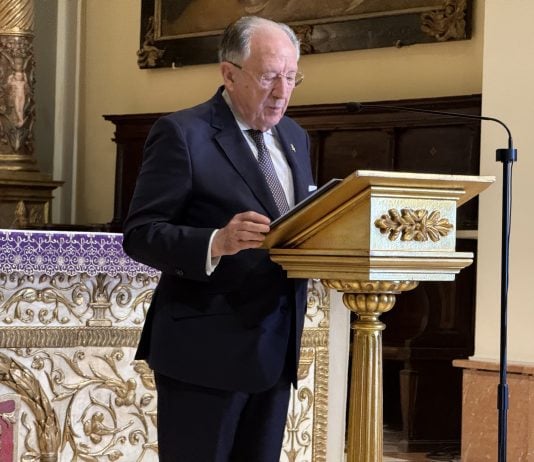 Félix Sanz Roldán fue el encargado de pronunciar el Pregón de Navidad de Guadalajara en este 2025.