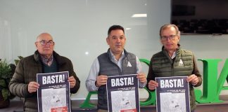 El presidente de APAG Asaja Guadalajara, Juan José Laso, y el presidente de Asaja Madrid, Francisco José García, han comparecido en rueda de prensa.