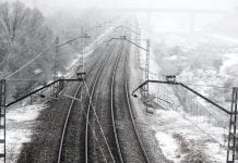La nieve limita el AVE en Guadalajara