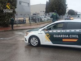 control de la guardia civil
