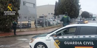 control de la guardia civil