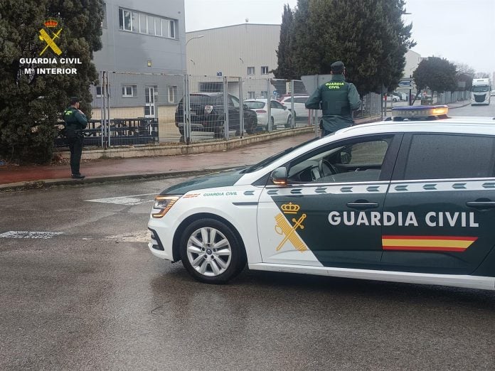 control de la guardia civil