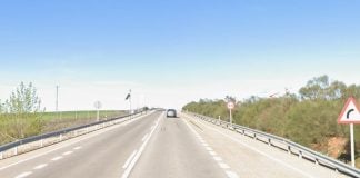 Se ha contratado un estudio para ver cómo mejorar el tráfico de la N-320 desde este punto exacto y hasta el límite con la Comunidad de Madrid. (Foto: Google Maps)