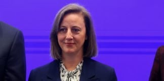 Laura Barbas Calvo en su toma de posesión como directora del ING.