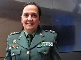 La teniente coronel Laura Gómez Campos.