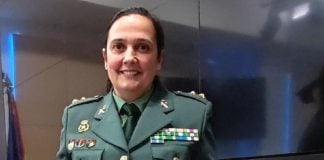 La teniente coronel Laura Gómez Campos.