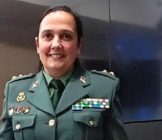 La teniente coronel Laura Gómez Campos.