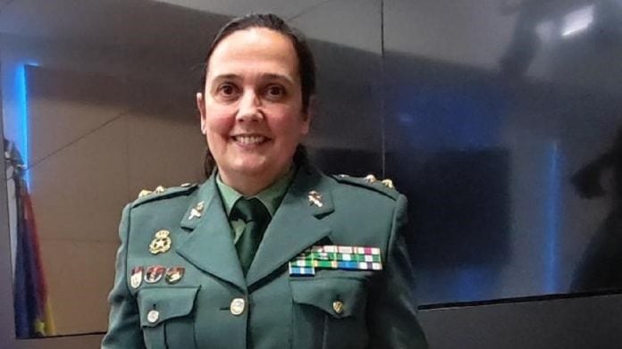 La teniente coronel Laura Gómez Campos.