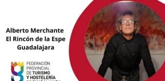 Alberto Merchante quiere dar a Guadalajara este martes el título de «Mejor tapa/pincho de España» Alberto Merchante, en vísperas de su participación en Madrid Fusión.