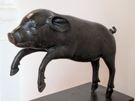 Este cerdito, saltarín y feliz, encontrado en la Casa de los Papiros de Herculano, representaba la felicidad en la vida que sólo el Vesubio fue capaz de robar a sus habitantes. (Foto: La Crónic@)
