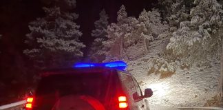 La carretera estaba muy complicada entre Peralejos y Beteta. (Foto: GC)