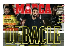 Page, eufórico con la victoria del Albacete sobre el Real Madrid Portada del diario Marca a propósito de la derrota del Real Madrid en Albacete.