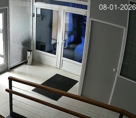 En el vídeo se ve la hora de los hechos y la silueta de uno de los denunciados. (Foto: PSOE)