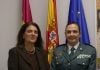 La subdelegada del Gobierno recibe a la nueva jefa de la Guardia Civil en Guadalajara teniente coronel
